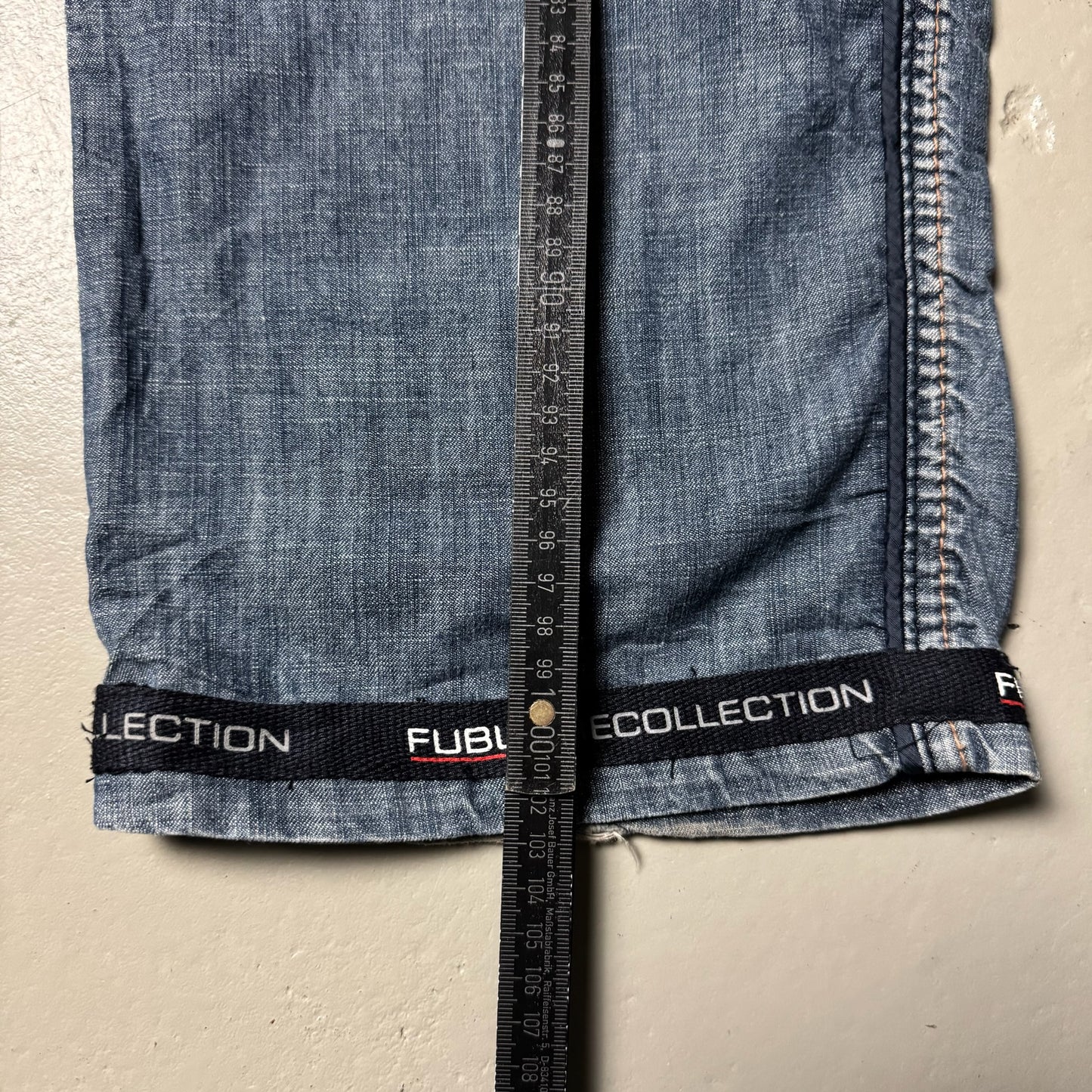 2000‘s Fubu Hip Hop Baggy Jeans made in Korea *rare 30x32