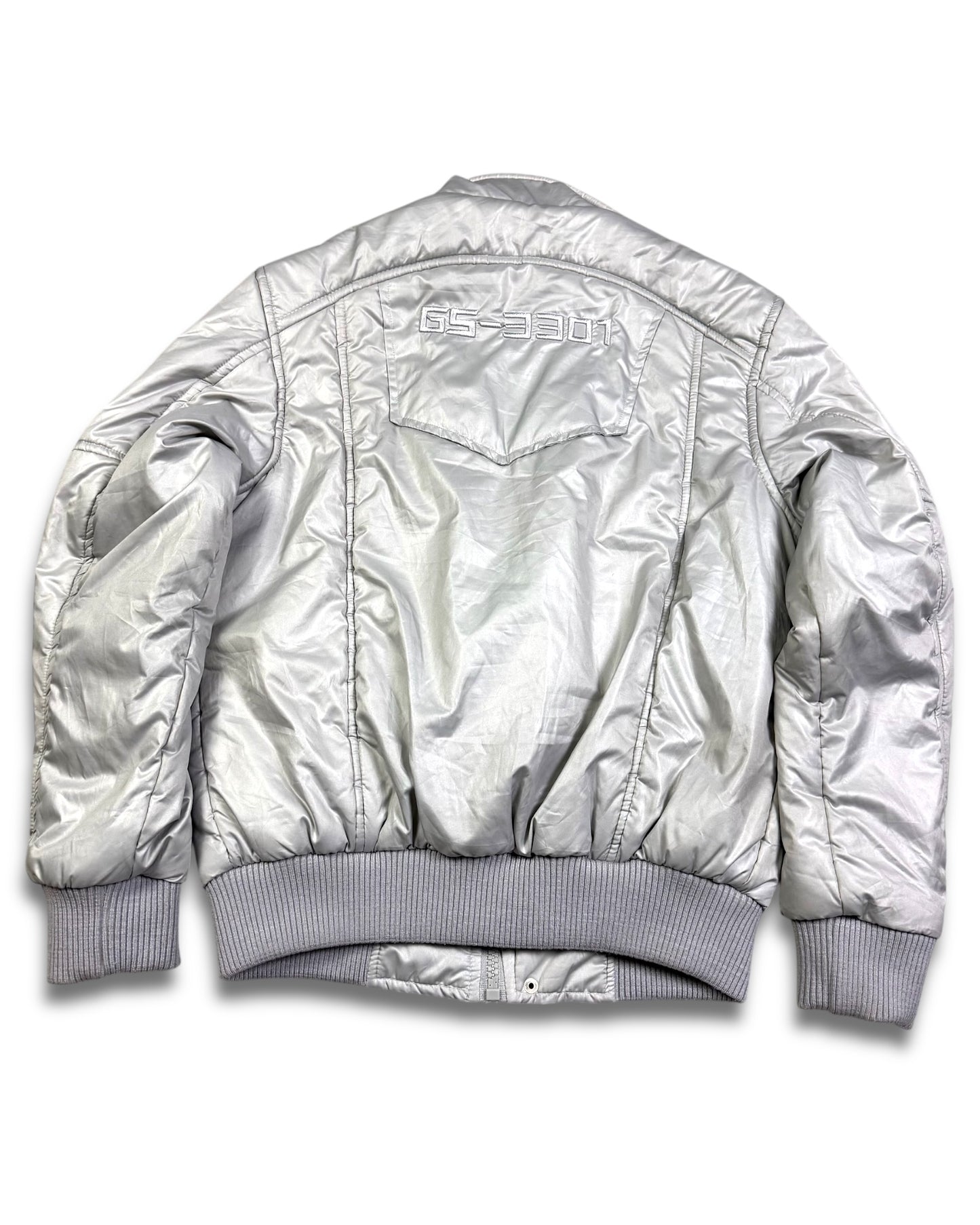 2000‘s G-Star Silver Winter Jacket *very rare (L)