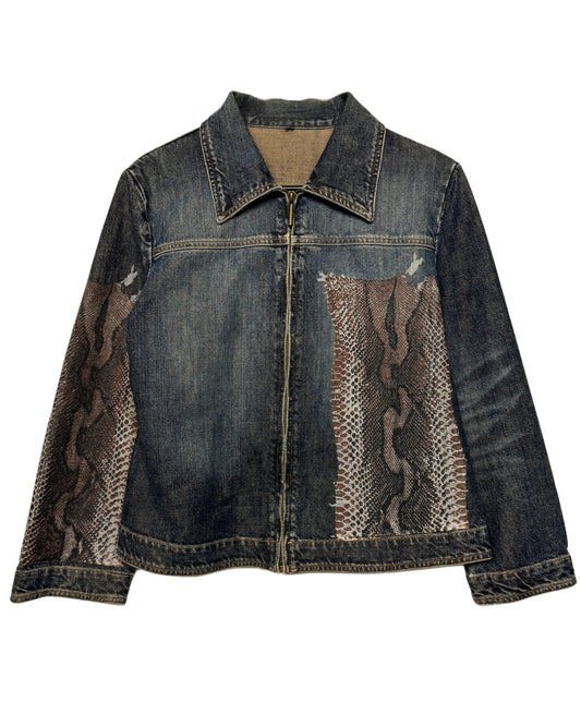 00‘s Just Cavalli Archive Denim Jacke *sehr selten (XS)