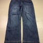 2000's Pas Jeans Hip Hop Baggy/Bootcut Jeans *rare 40x32 (XXL)