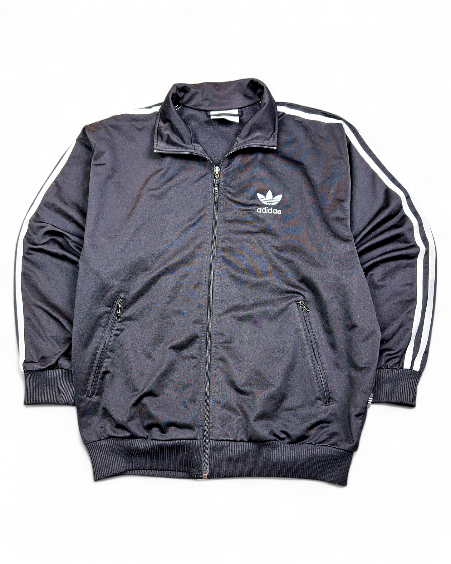 1990's Adidas Firebird Zip Hoodie * (L)