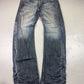 2000's TOUGH Japanese Archive Straight Jeans *very rare 34x34 (L)