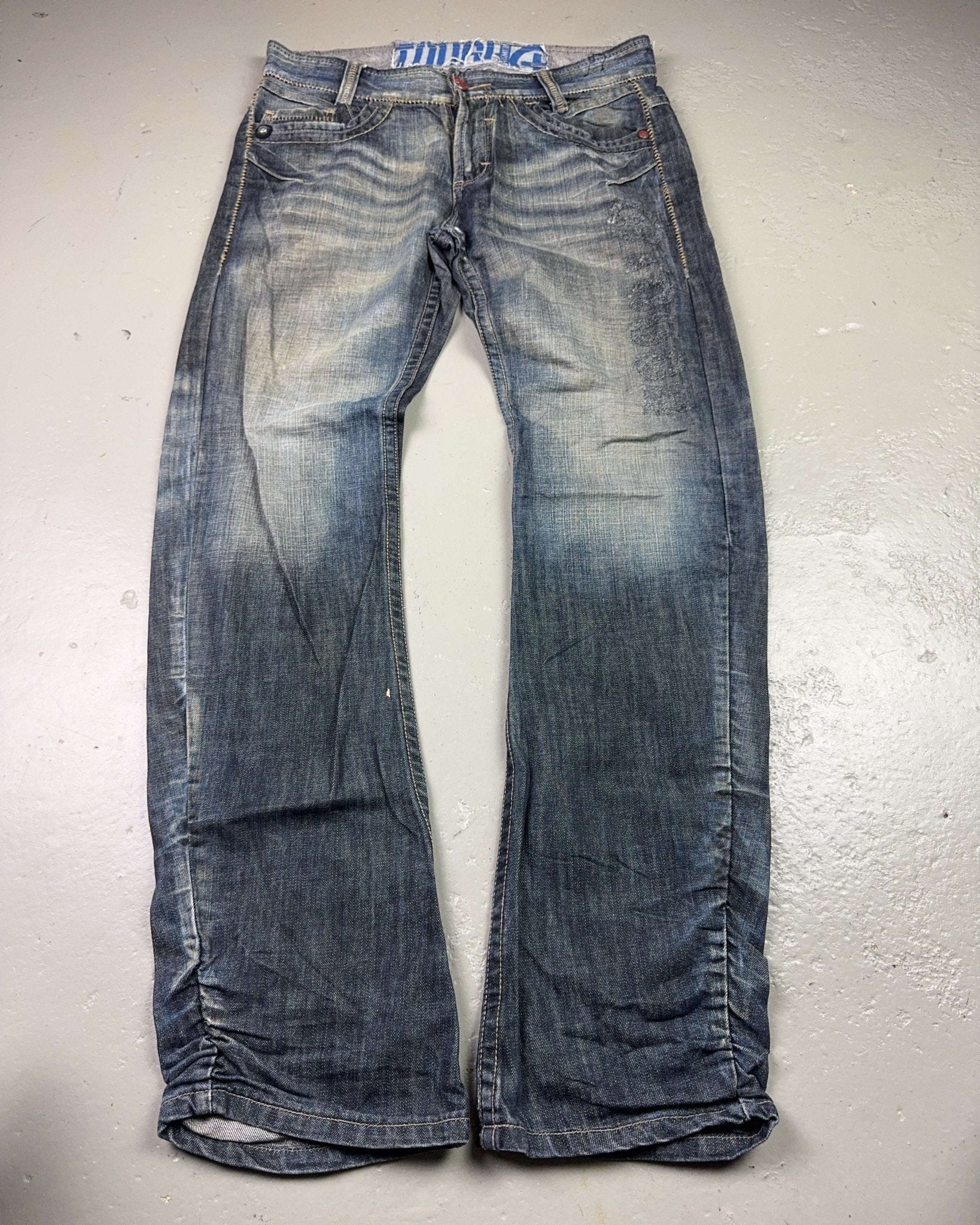 2000's TOUGH Japanese Archive Straight Jeans *very rare 34x34 (L)