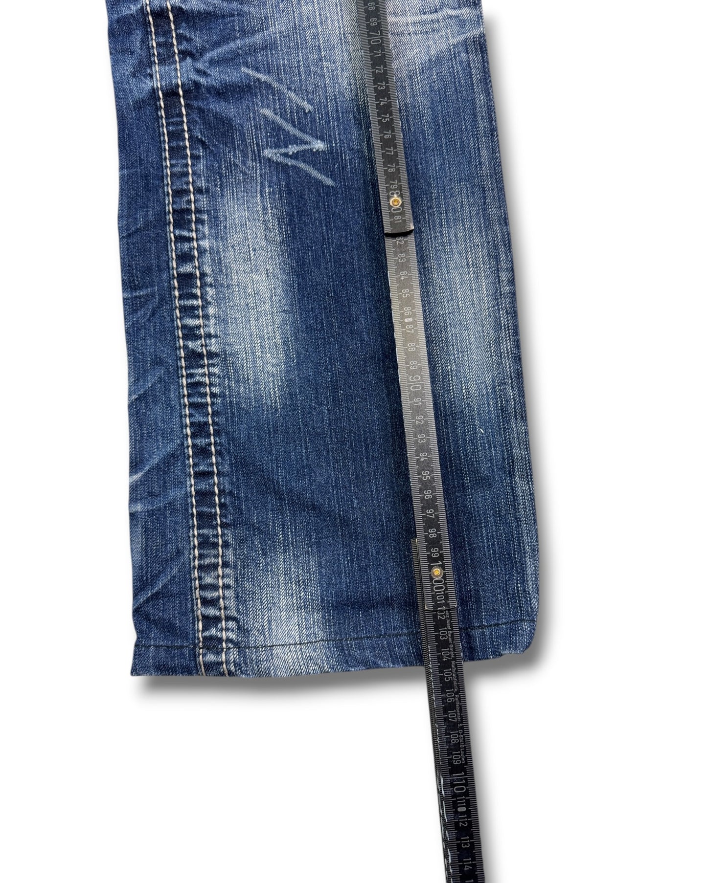 2000's Osaka Big Train Japanese Baggy Jeans *very rare 36x32 (XL)