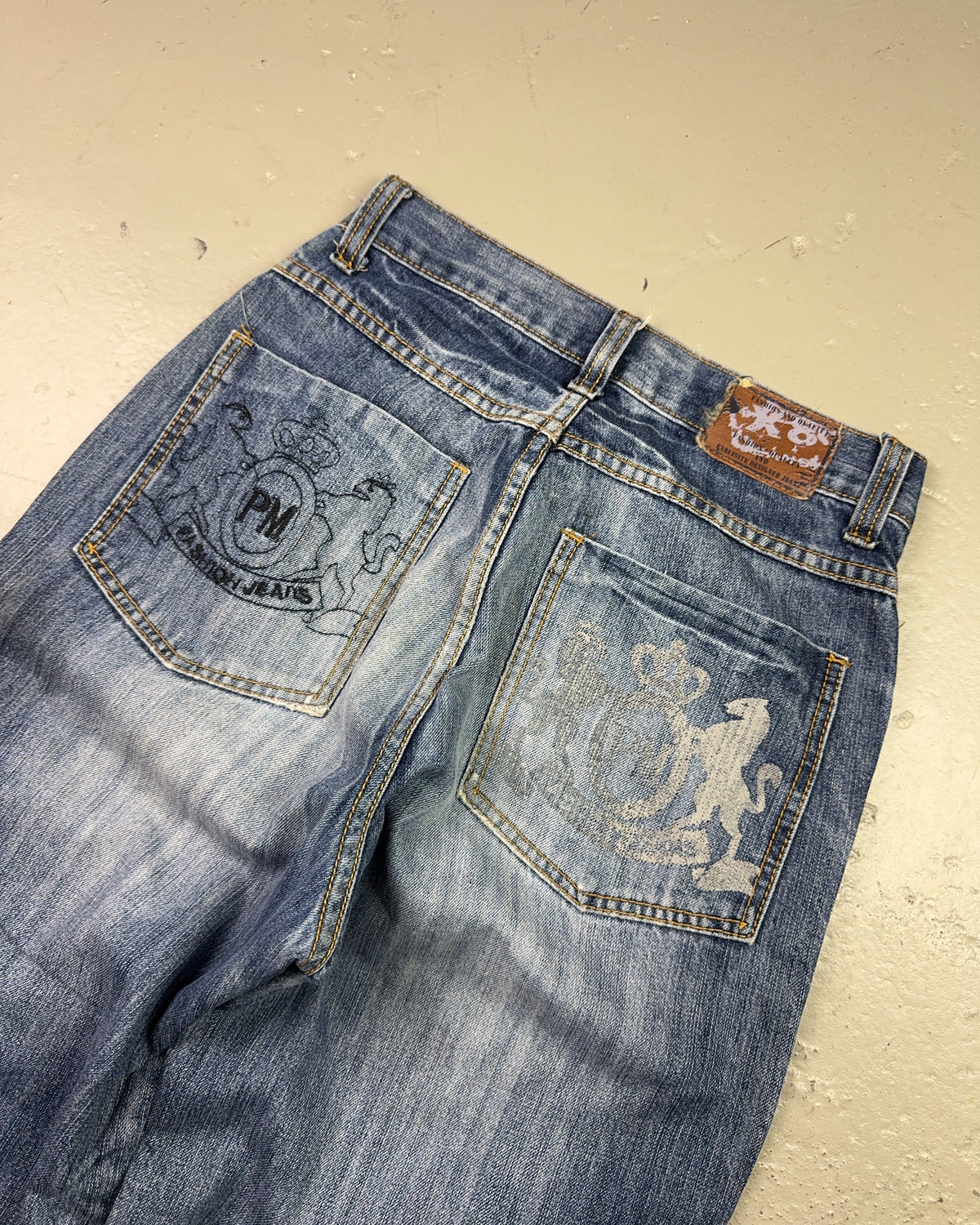 2000's X-jeans Hip Hop Baggy Jeans *rare 28x32 (S)