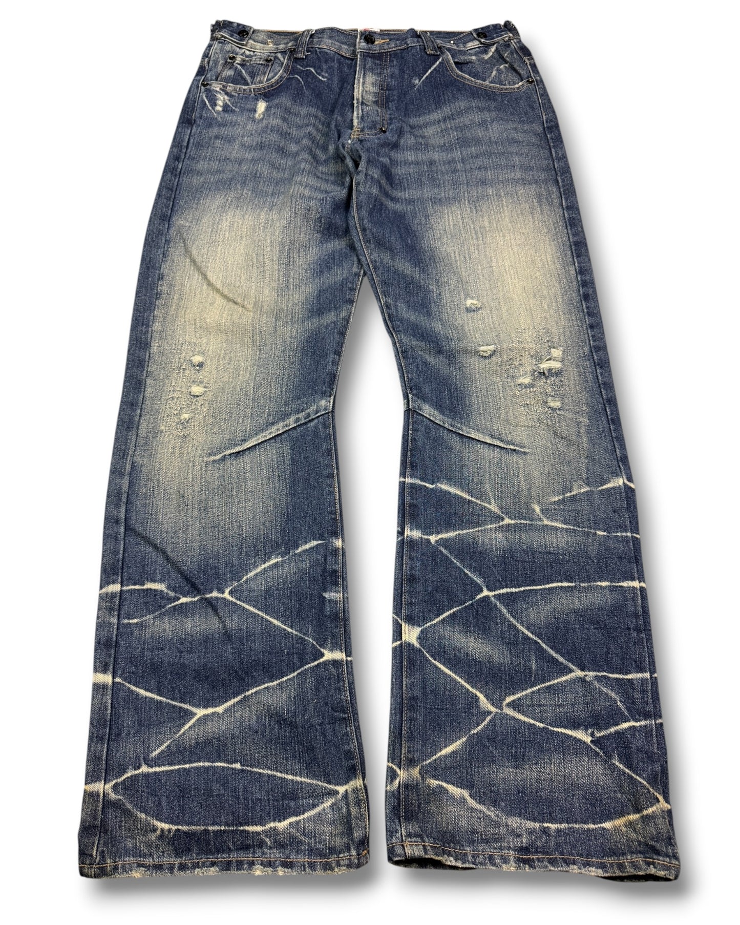 2000's PRPS Japanese Archive Baggy/Bootcut Jeans *exclusive item 36x32 (XL)