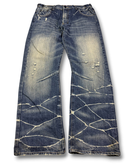 2000's PRPS Japanese Archive Baggy/Bootcut Jeans *exclusive item 36x32 (XL)