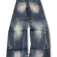 2000's Bj Jeans Baggy Japanese Jeans *very rare 32x34 (M)