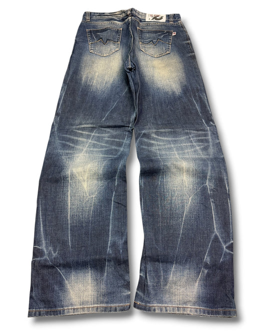 2000's Bj Jeans Baggy Japanese Jeans *very rare 32x34 (M)
