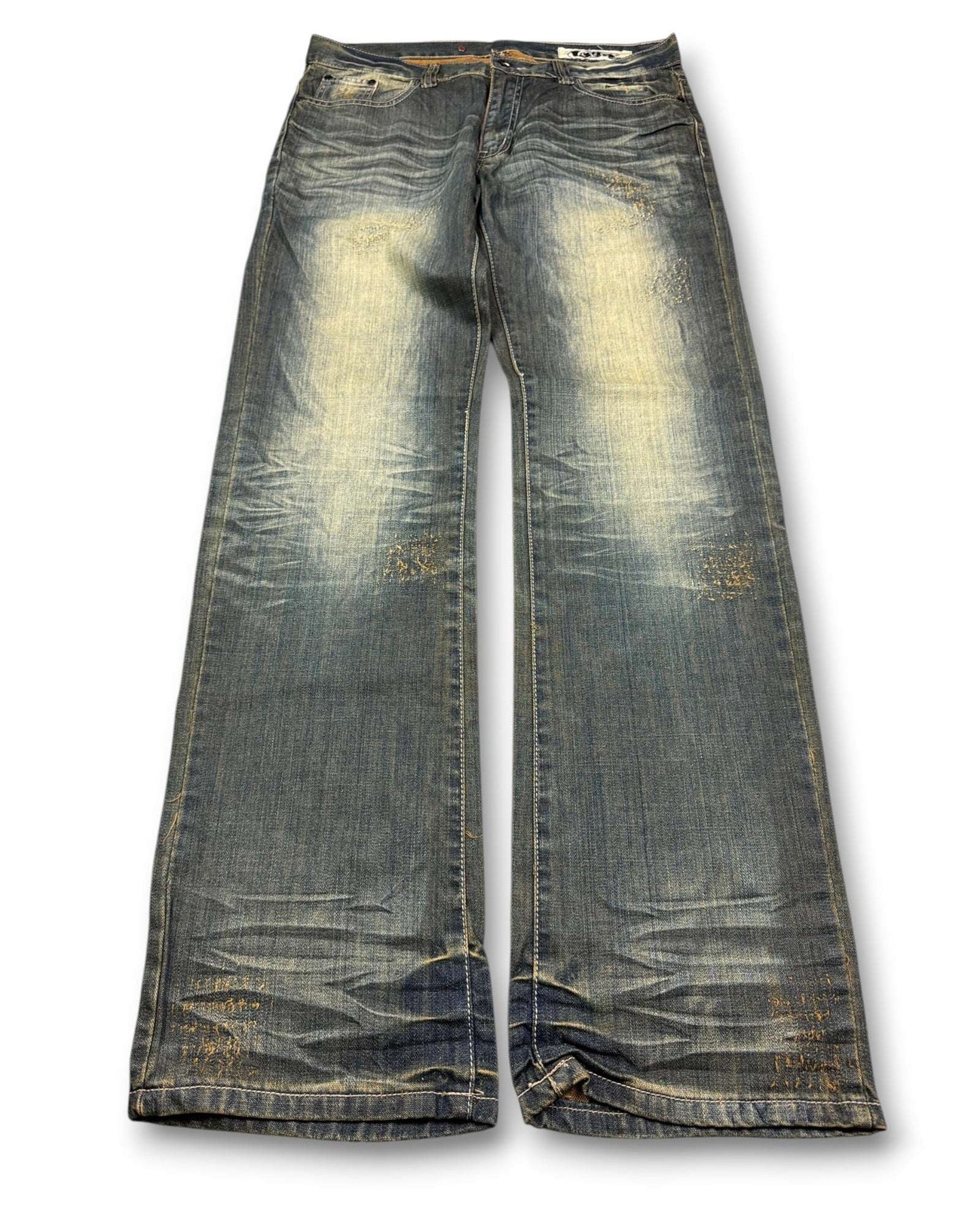 2000's Juzo Straight/Baggy Japanese Archive Jeans *very rare 32x34 (M)