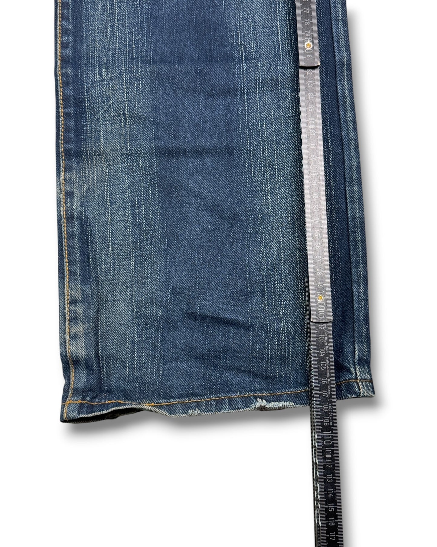 2000's Blue Way Japanese Baggy Jeans *rare 36x32 (XL)