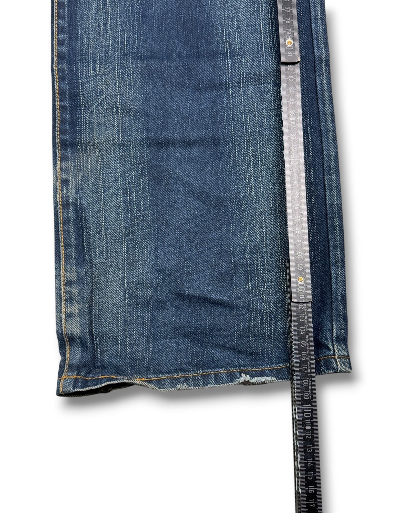 2000's Blue Way Japanese Baggy Jeans *rare 36x32 (XL)