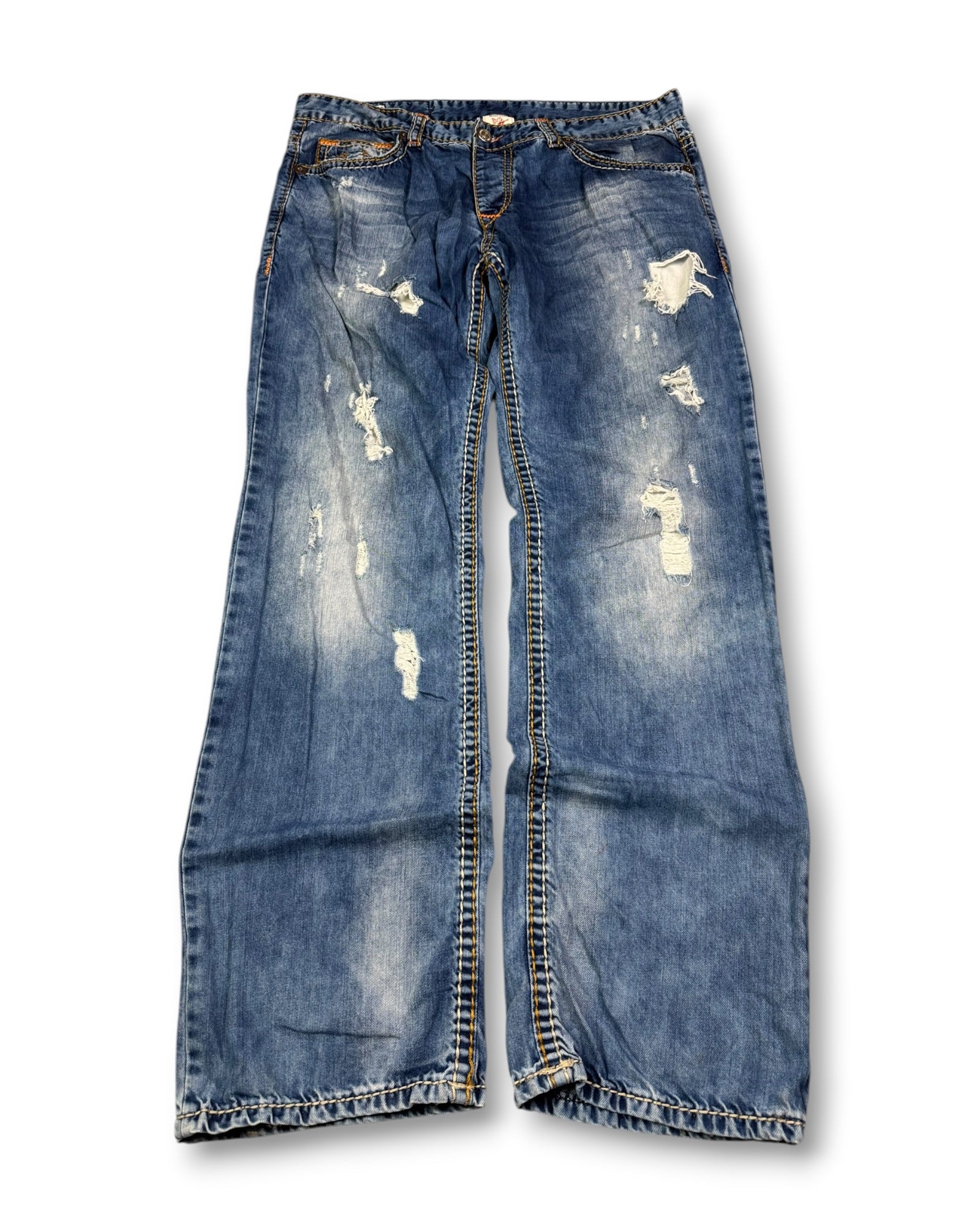 2000's True Religion Straight/Baggy Jeans *rare 38x34 (XXL)