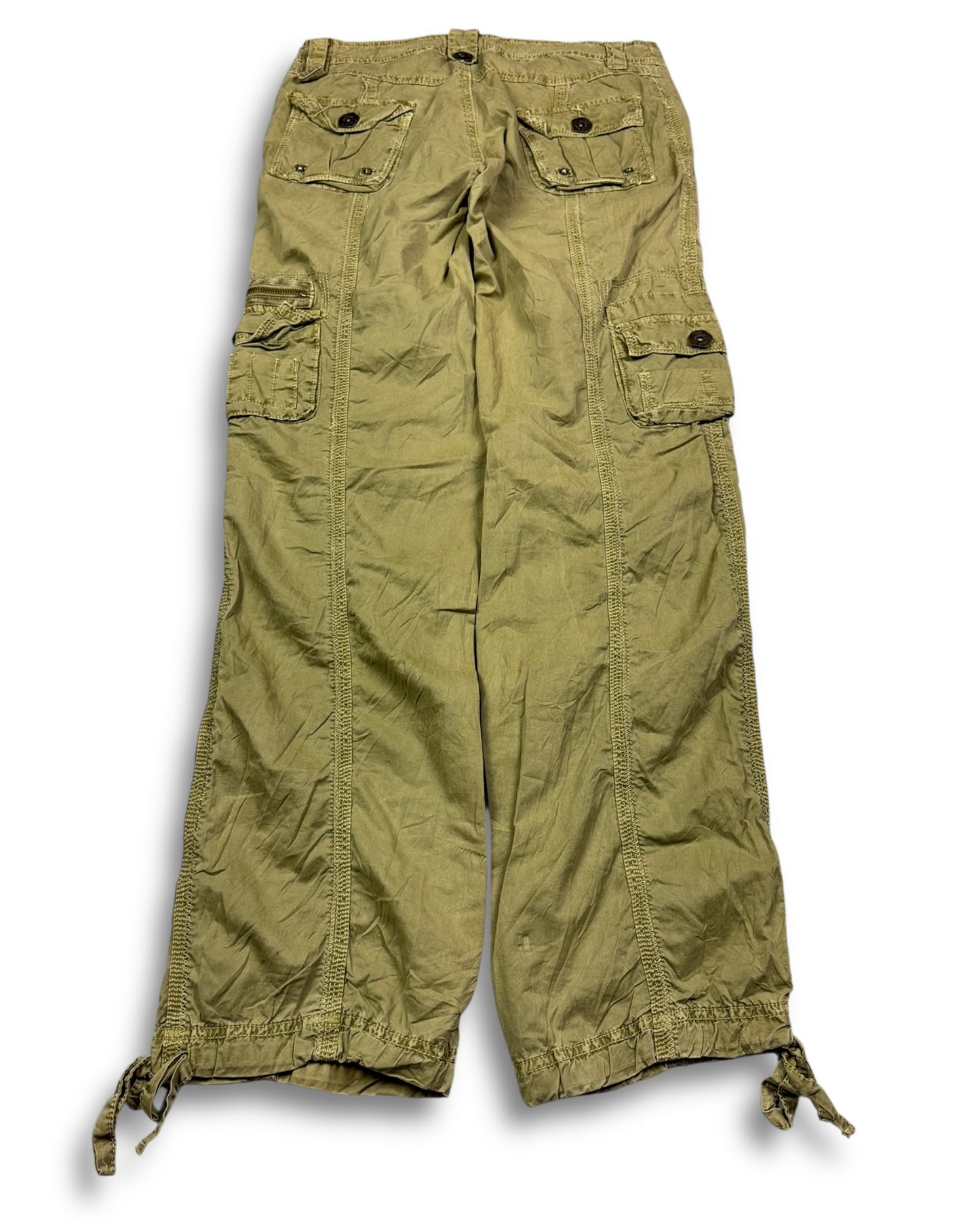 2000's Abercrombie & Fitch Baggy Pants Women's *very rare 30x30 (M)