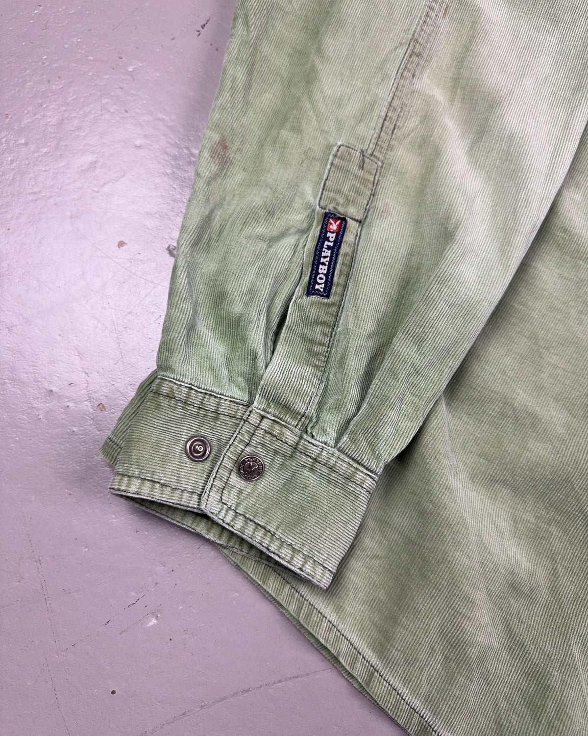 1990's Playboy Sun Faded Longsleeve/Button Up *very rare (M)