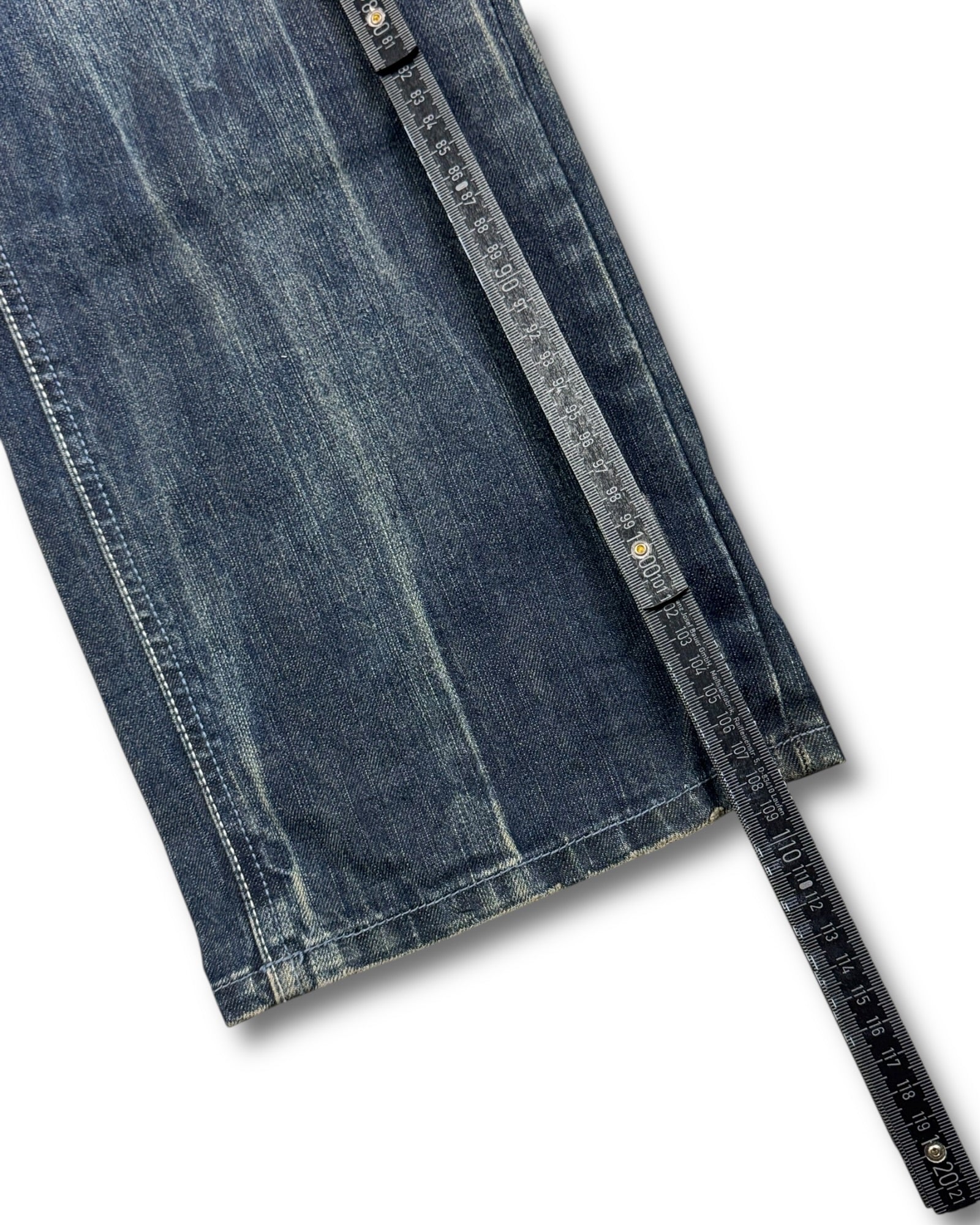 2000's Big Train Japanese Baggy Jeans *very rare 34x34 (L)