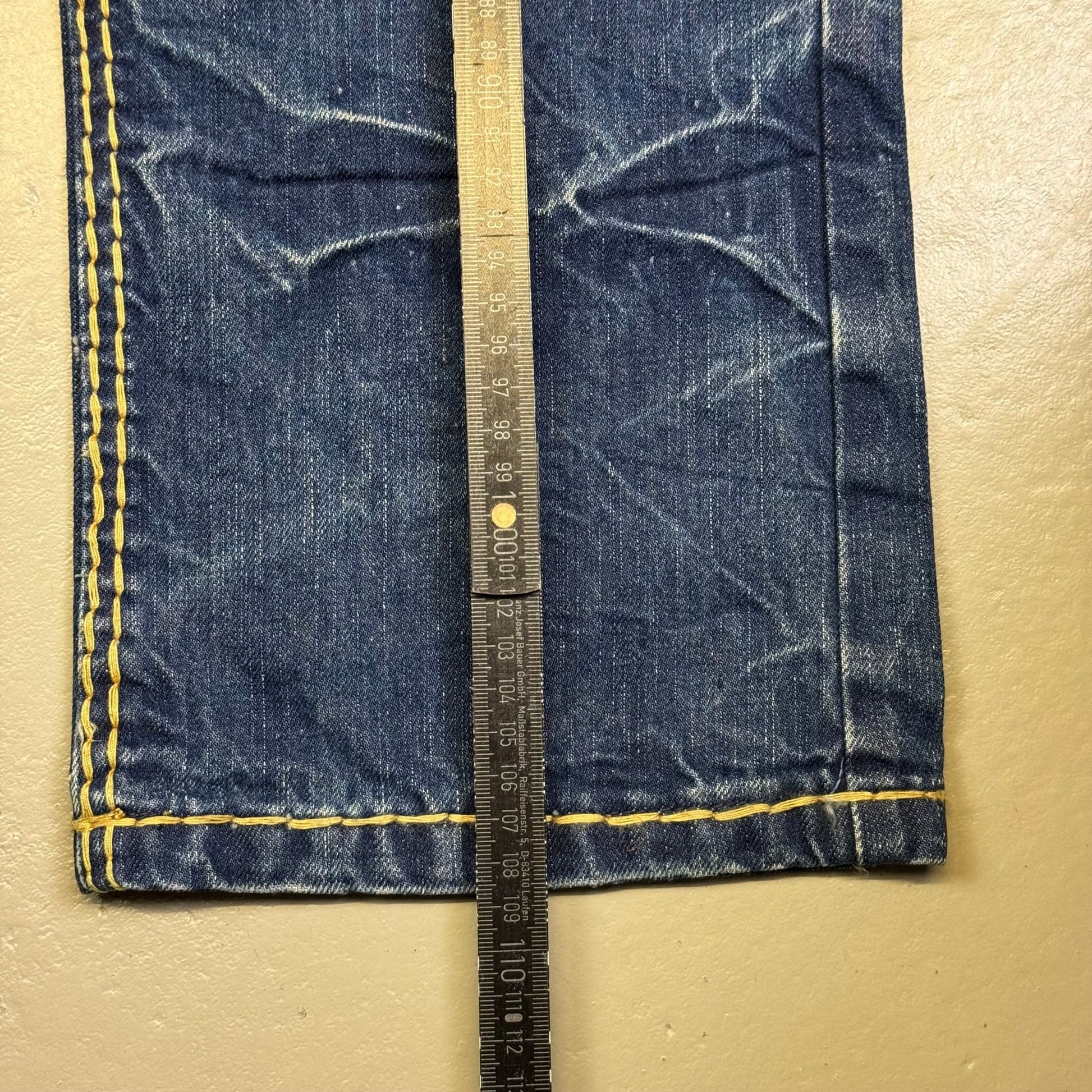 2000‘s 2426 Baggy/Straight Heavy Denim Jeans *rare 34x34 - Lennys Vintage