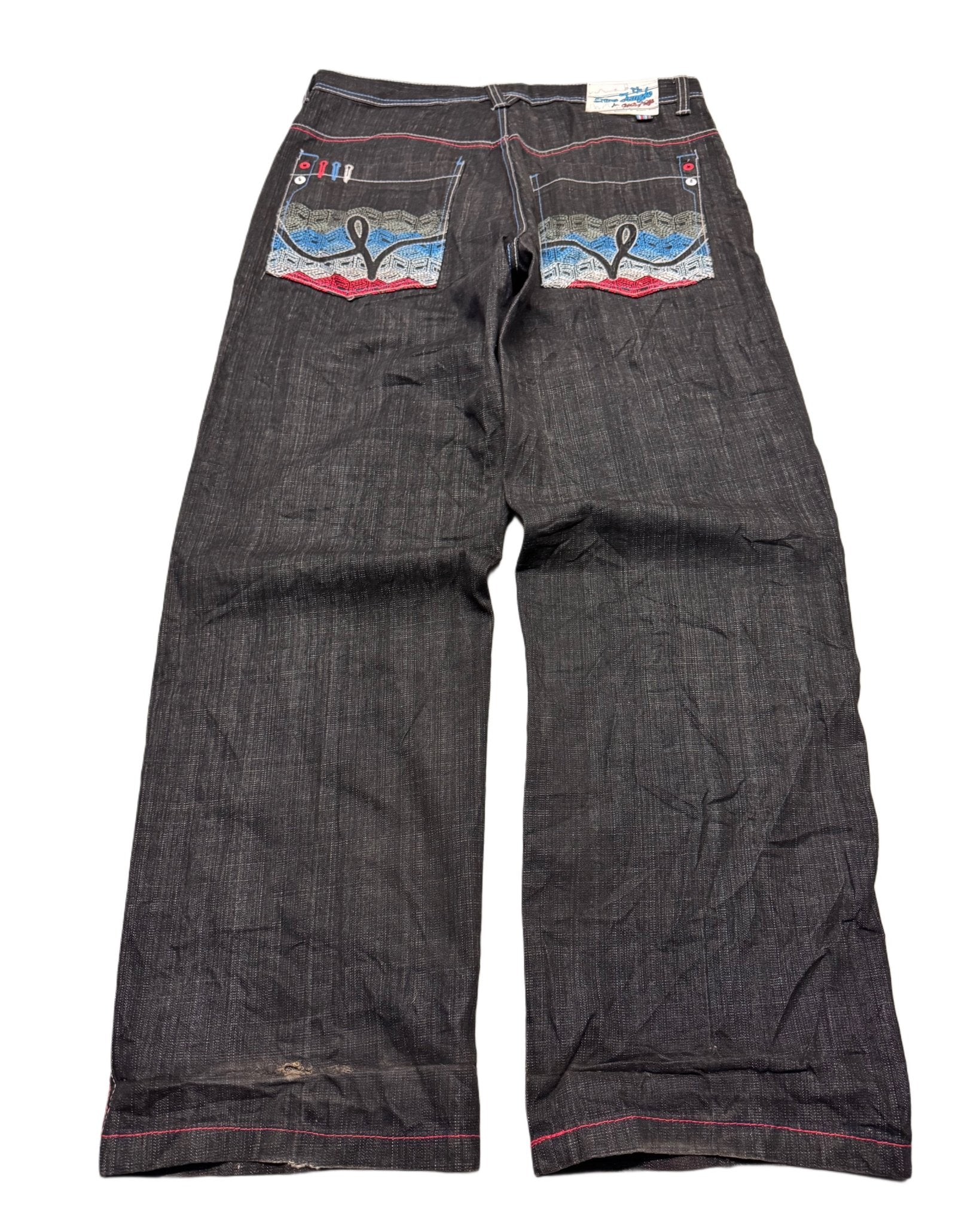 2000‘s 5ive Jungle & Co. Hip Hop Baggy Jeans *rare 38x34 - Lennys Vintage