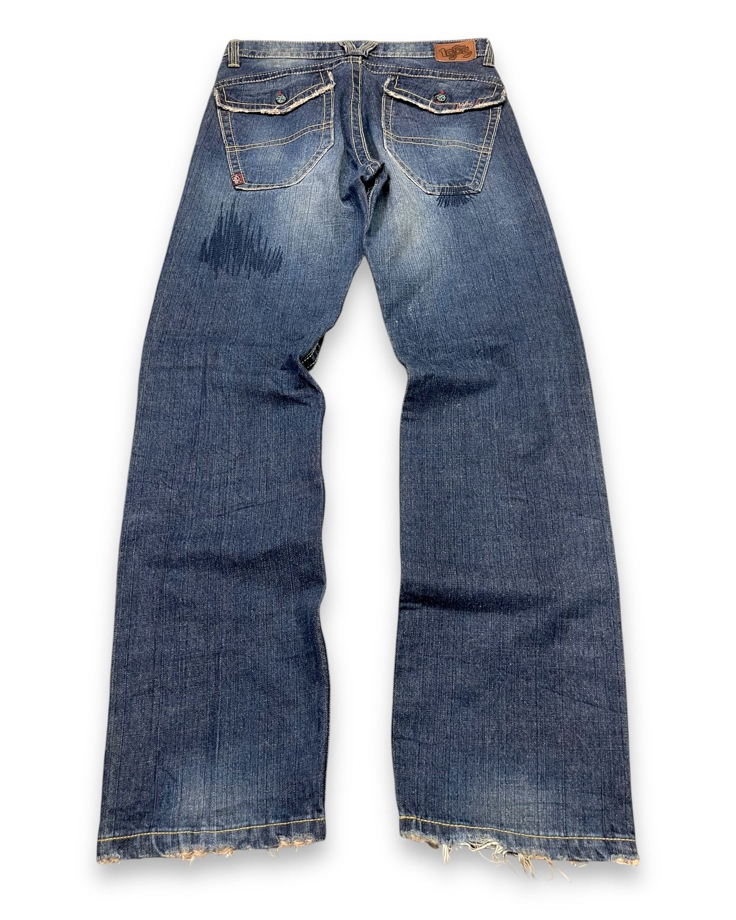 2000‘s 5J Japanese Straight Jeans *rare 30x34 - Lennys Vintage