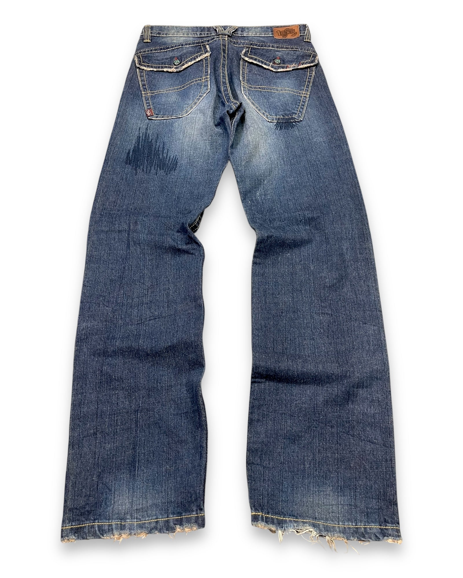 2000‘s 5J Japanese Straight Jeans *rare 30x34 - Lennys Vintage