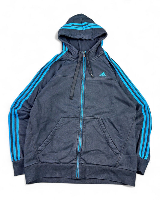 2000's Adidas Zip Hoodie * (L) - Lennys Vintage