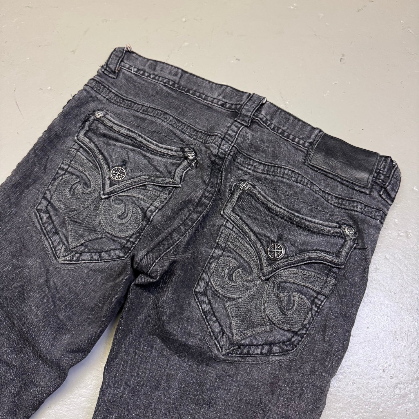 2000’s Affliction Straight/Slim Fit Jeans *rare 31x28 - Lennys Vintage