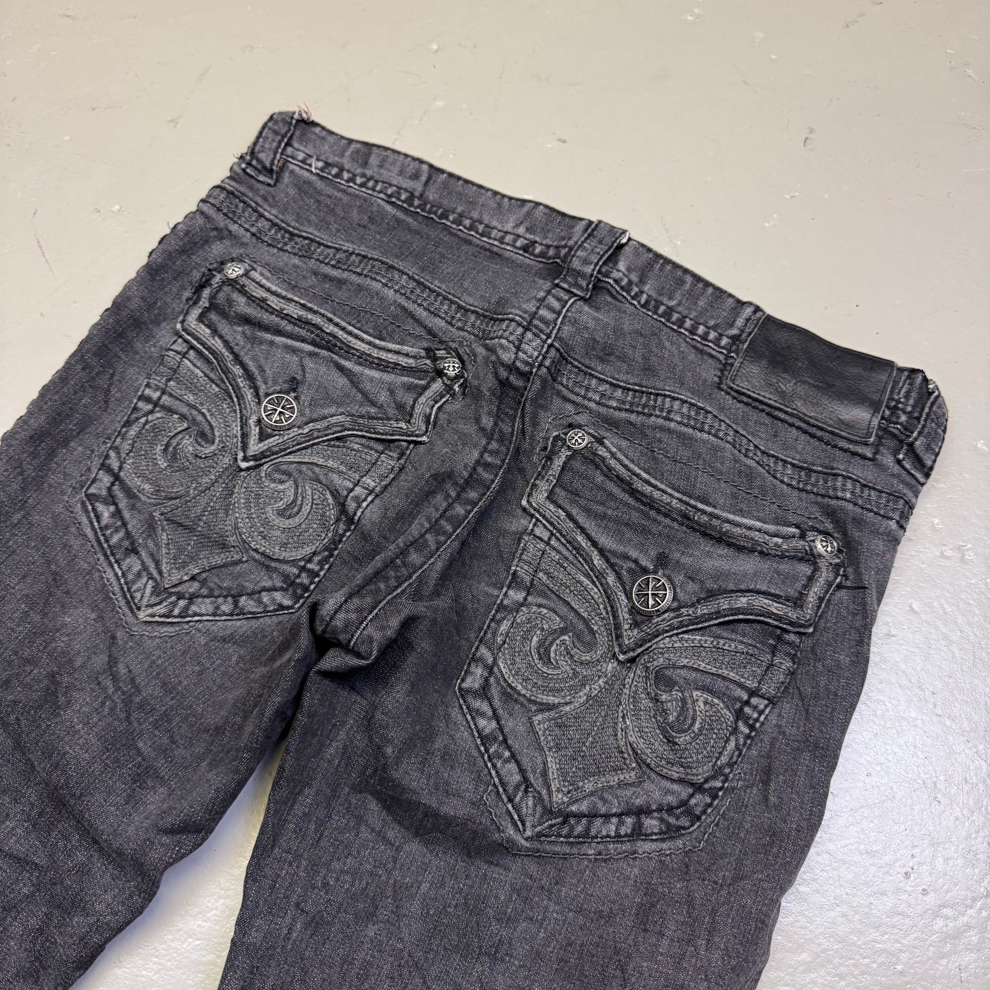 2000’s Affliction Straight/Slim Fit Jeans *rare 31x28 - Lennys Vintage