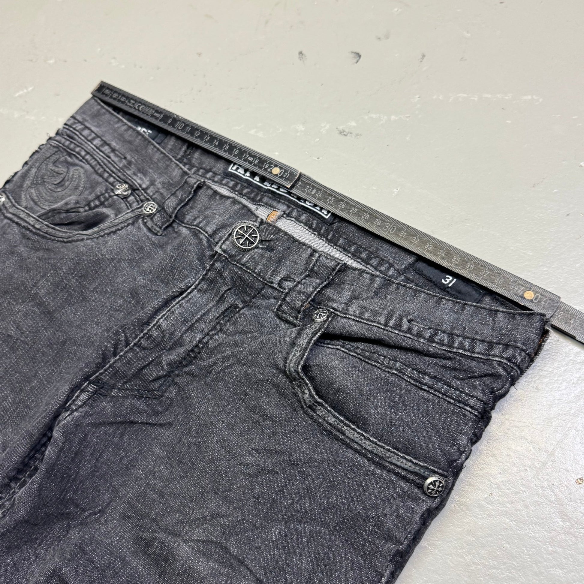 2000’s Affliction Straight/Slim Fit Jeans *rare 31x28 - Lennys Vintage