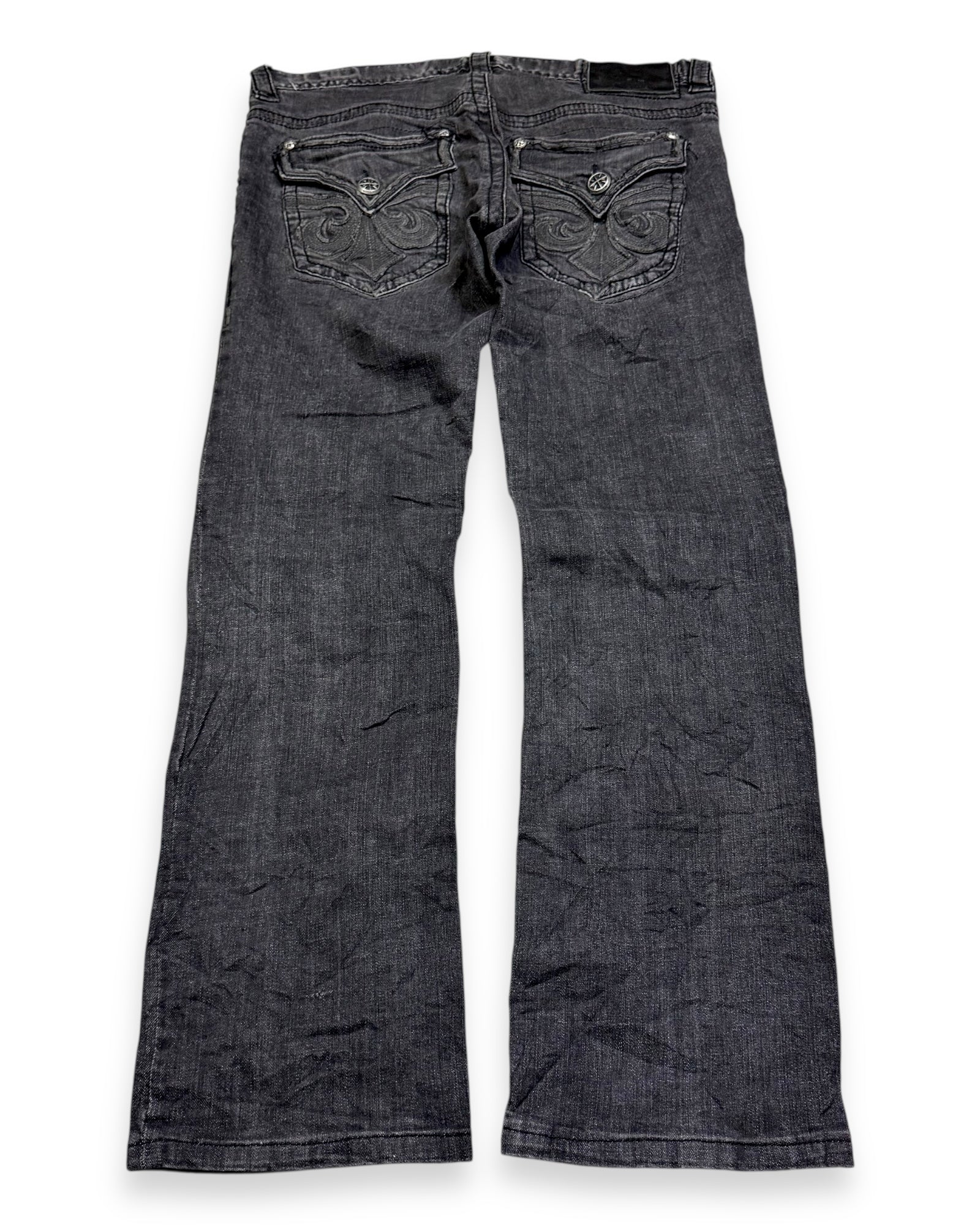 2000’s Affliction Straight/Slim Fit Jeans *rare 31x28 - Lennys Vintage