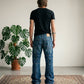 2000's Anigo Japanese Baggy/Bootcut Jeans *rare 33x34 (L) - Lennys Vintage