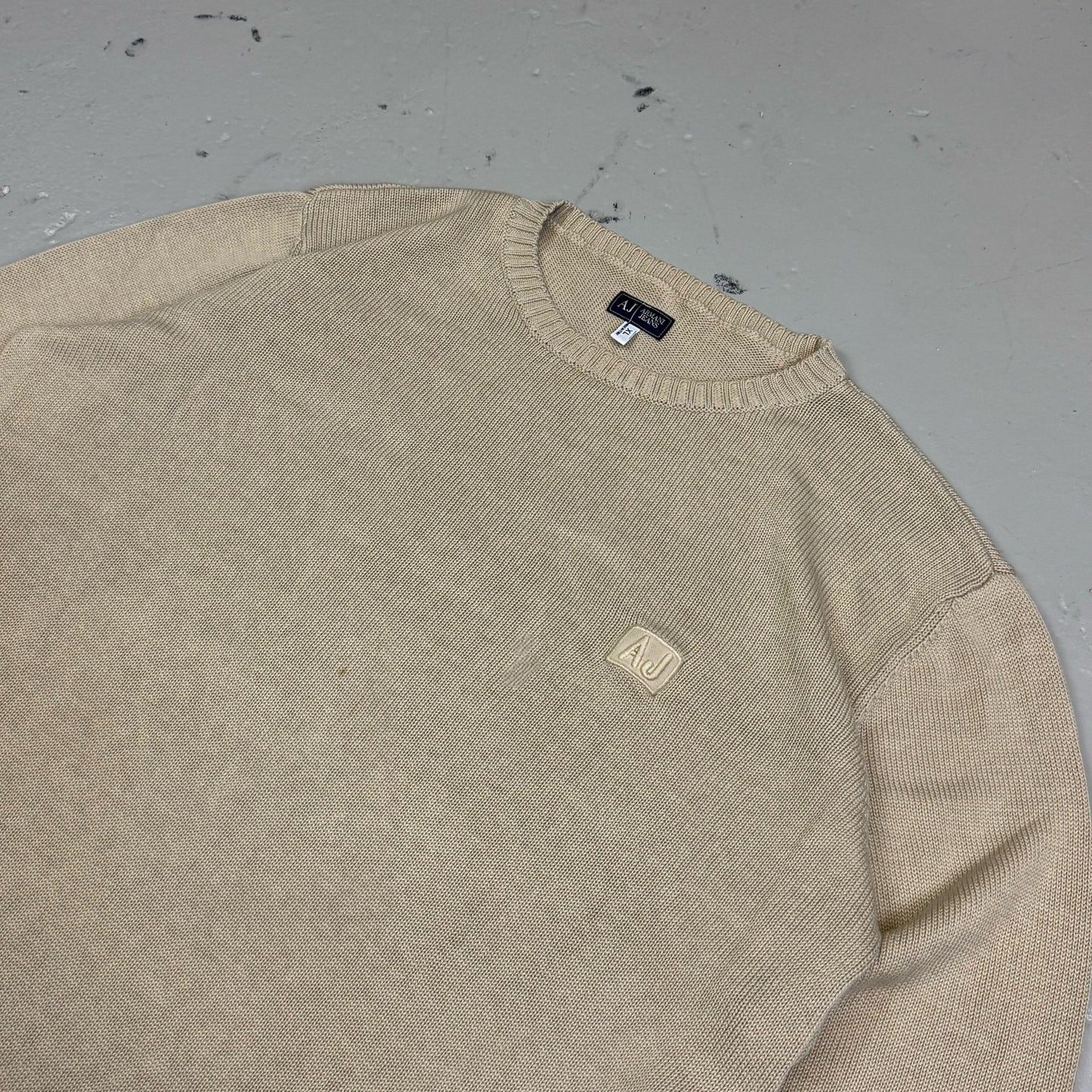 2000‘s Armani Knit Sweater made in Italy *rare (XL) - Lennys Vintage