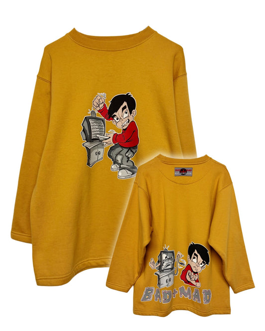 2000‘s Bad+Mad Hip Hop Sweater *rare (XS) - Lennys Vintage