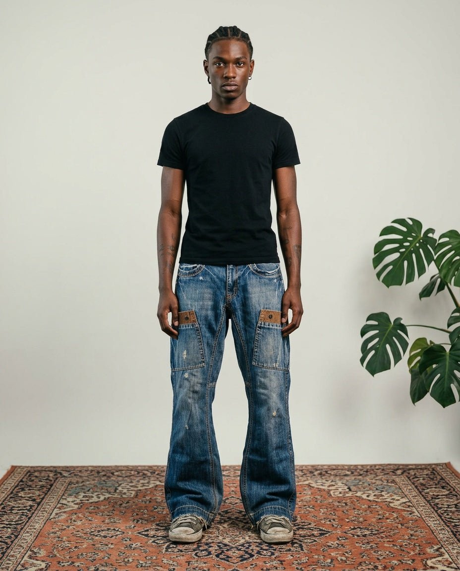 2000's Bang Bang Baggy/Bootcut Jeans *very rare 30x32 (M) - Lennys Vintage