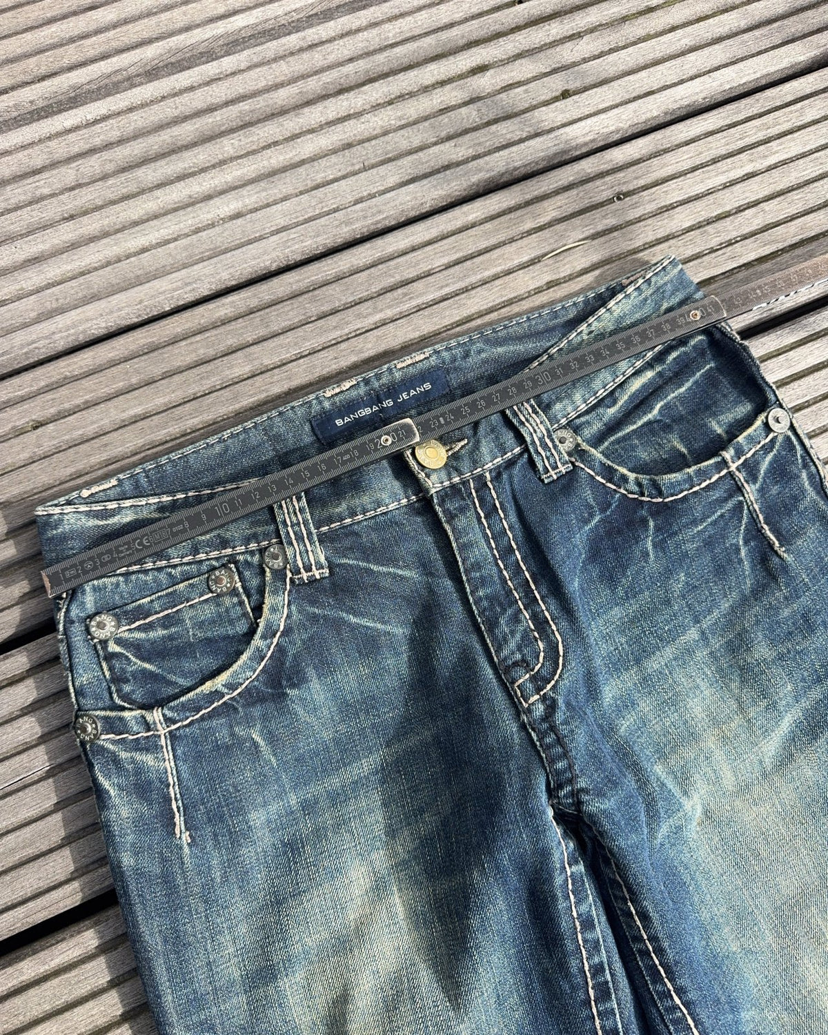2000's Bang Bang Jeans Japanese Archive Bootcut/Flared Jeans *very rare 32x32 (M) - Lennys Vintage
