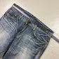2000's Big Foot Japanese Baggy/Bootcut Jeans *rare 34x34 (L) - Lennys Vintage