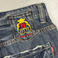 2000's Big Foot Japanese Baggy/Bootcut Jeans *rare 34x34 (L) - Lennys Vintage