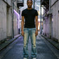 2000's Big Foot Japanese Baggy/Bootcut Jeans *rare 34x34 (L) - Lennys Vintage
