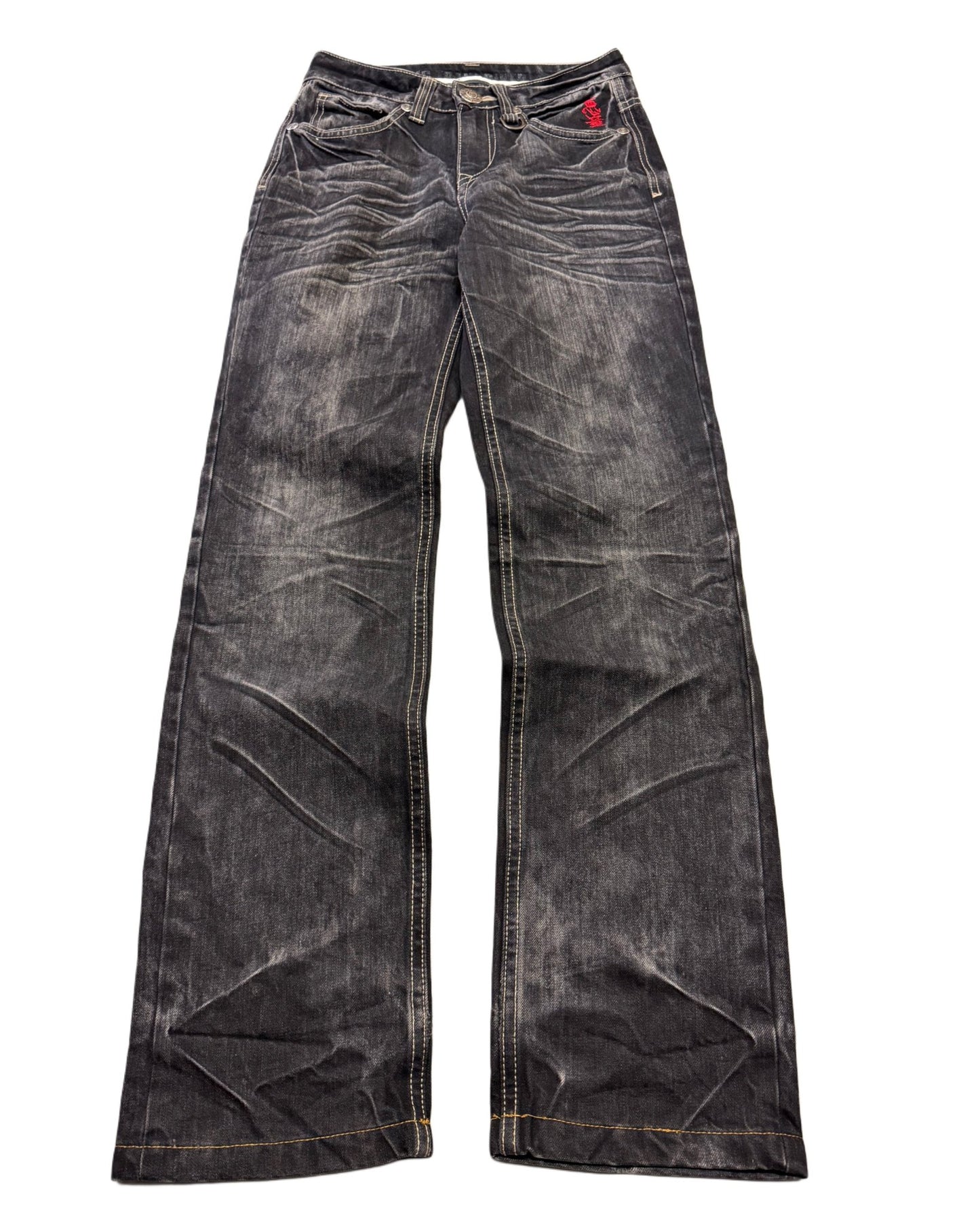 2000‘s Big Train Archive Japanese Straight Jeans *very rare 26x31 - Lennys Vintage