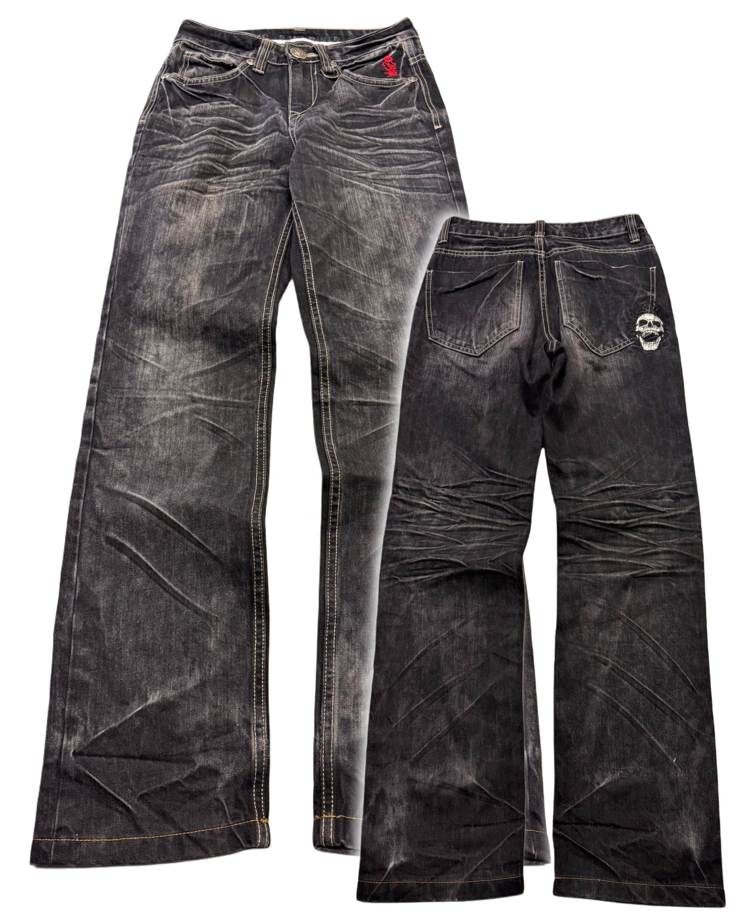 2000‘s Big Train Archive Japanese Straight Jeans *very rare 26x31 - Lennys Vintage