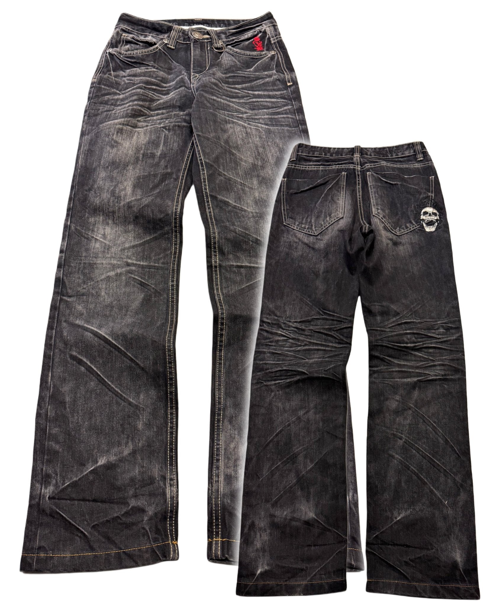 2000‘s Big Train Archive Japanese Straight Jeans *very rare 26x31 - Lennys Vintage