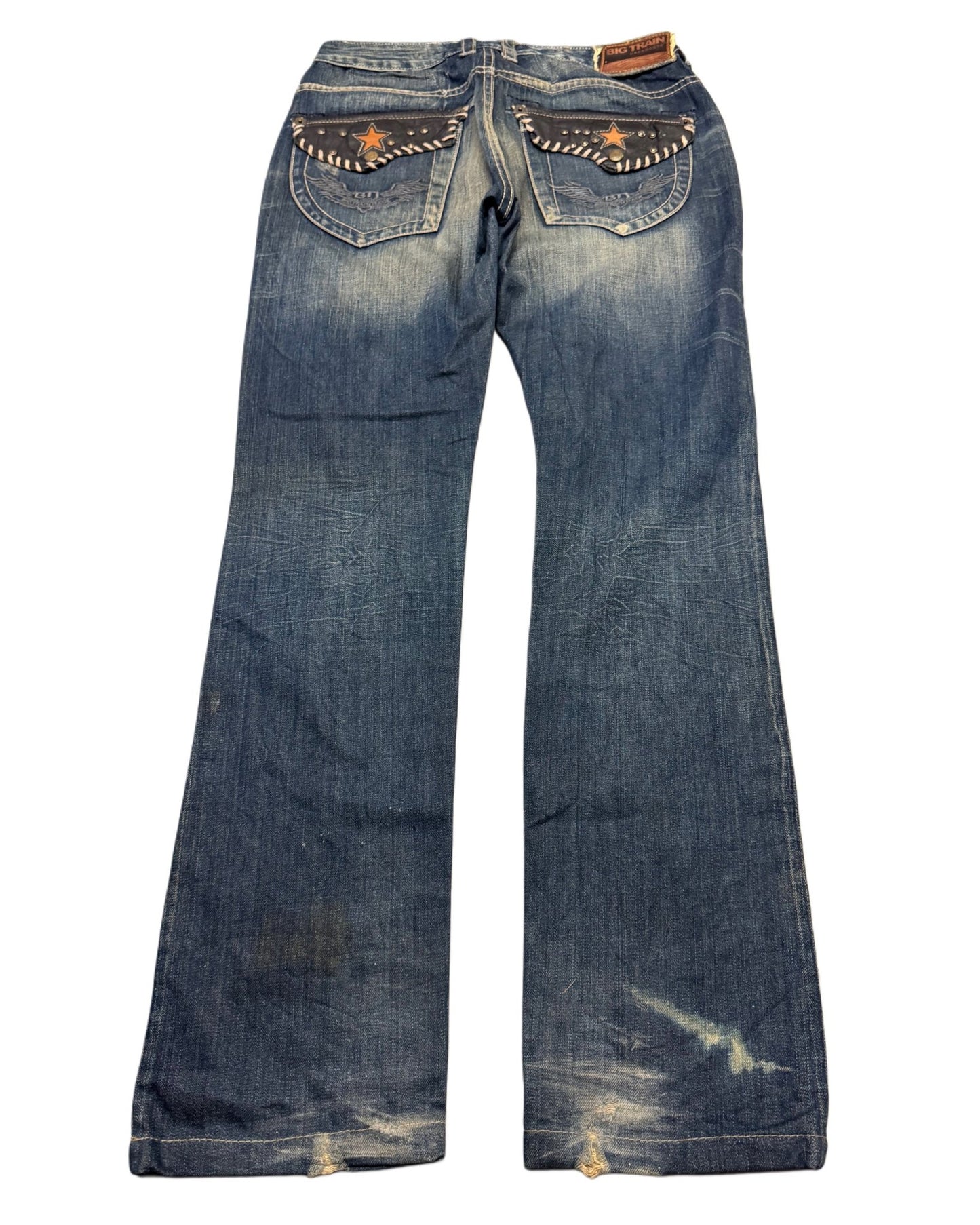 2000‘s Big Train Japanese Archive Straight Jeans *very rare 30x32 - Lennys Vintage