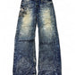 2000's Big Train Japanese Archive Straight/Baggy Jeans *very rare 34x34 (L) - Lennys Vintage