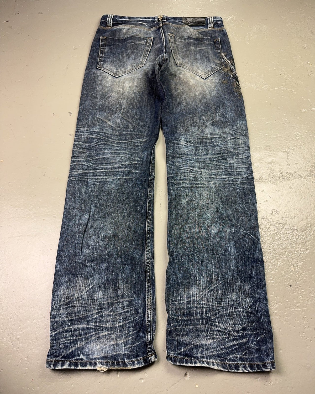 2000's Big Train Japanese Archive Straight/Baggy Jeans *very rare 34x34 (L) - Lennys Vintage