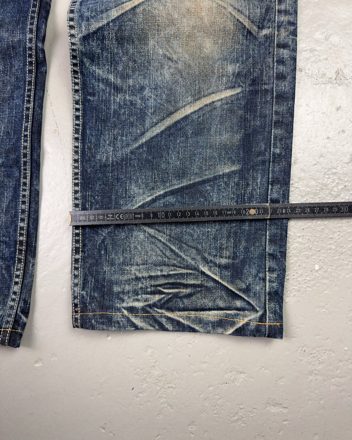 2000's Big Train Japanese Baggy Jeans *rare 38x30 (XXL) - Lennys Vintage