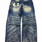 2000's Big Train Japanese Baggy Jeans *rare 38x30 (XXL) - Lennys Vintage