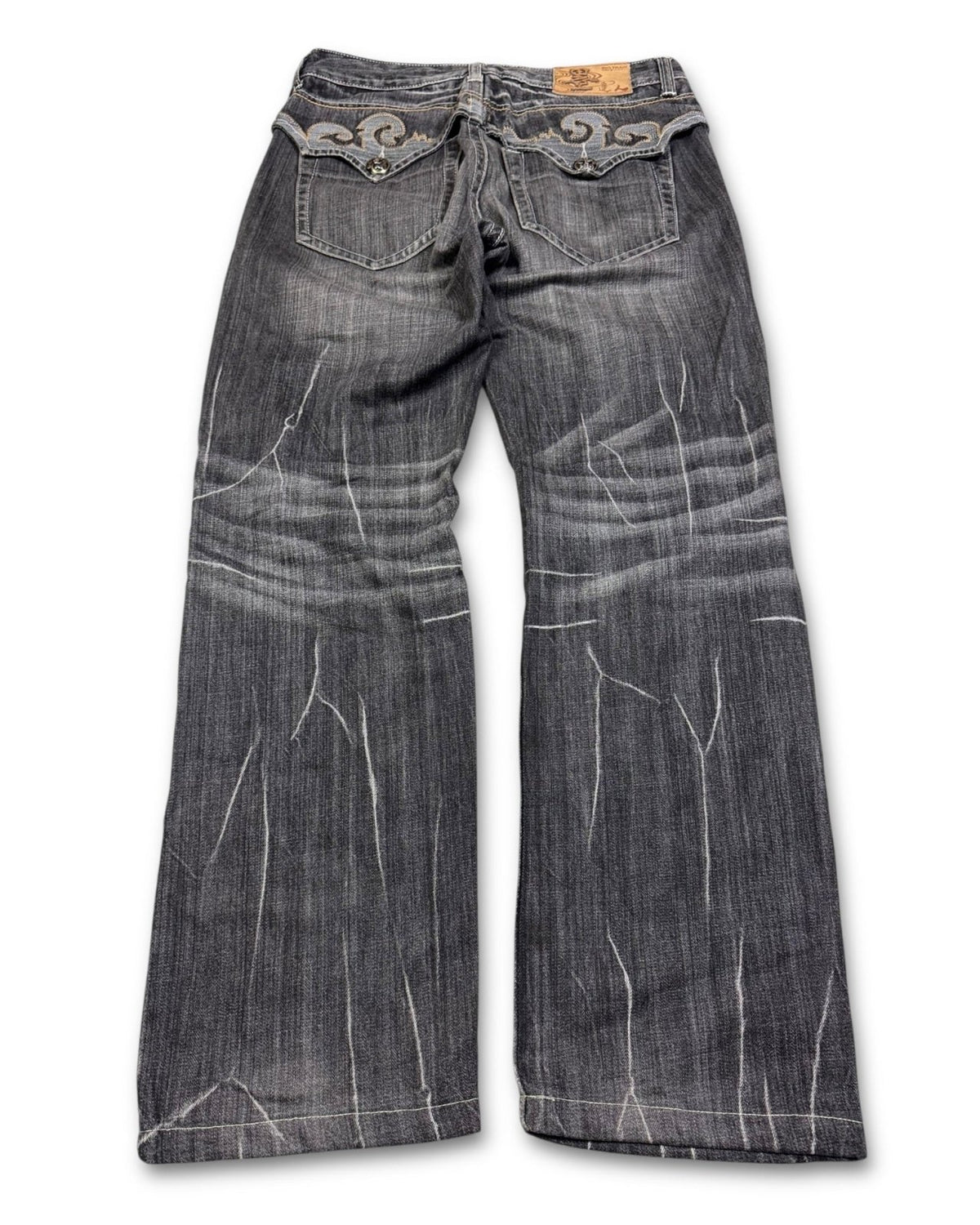 2000's Big Train Japanese Baggy Jeans *very rare 30x30 (M) - Lennys Vintage