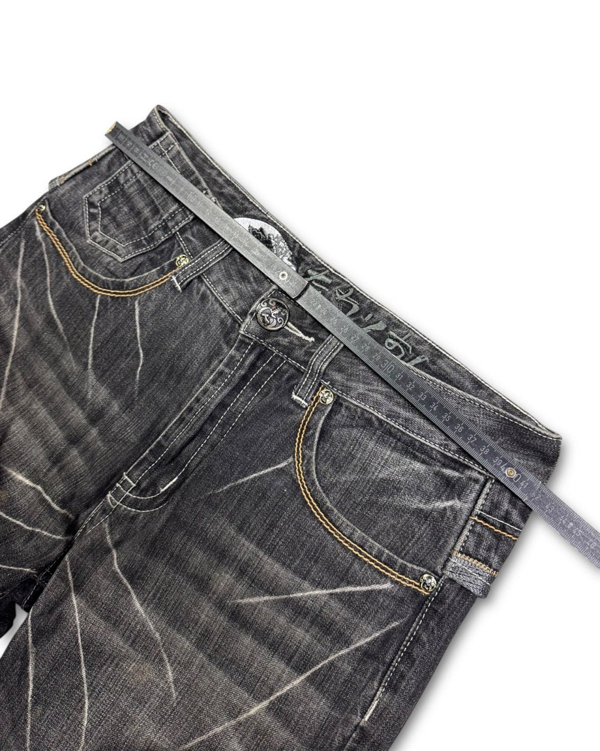 2000's Big Train Japanese Baggy Jeans *very rare 30x30 (M) - Lennys Vintage