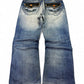 2000's Big Train Japanese Baggy/Bootcut Jeans *very rare 34x30 (L) - Lennys Vintage