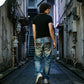 2000's Big Train Japanese Baggy/Bootcut Jeans *very rare 34x30 (L) - Lennys Vintage