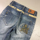 2000's Big Train Japanese Straight/Baggy Jeans *rare 26x30 (XS) - Lennys Vintage